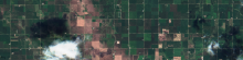 Hail storm damage to corn and soybeans from Sentinel 2